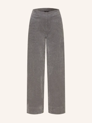 Opus Spodnie Sztruksowe Mileni grau