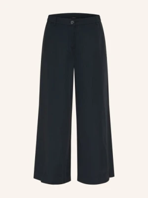Opus Spodnie Typu Culotte Maiga Flow blau