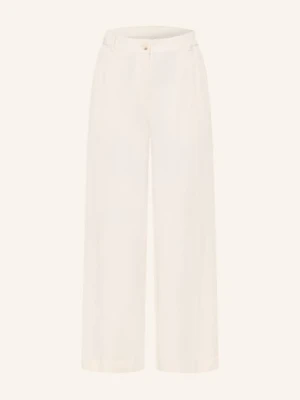 Opus Spodnie Typu Culotte Maiga Flow weiss