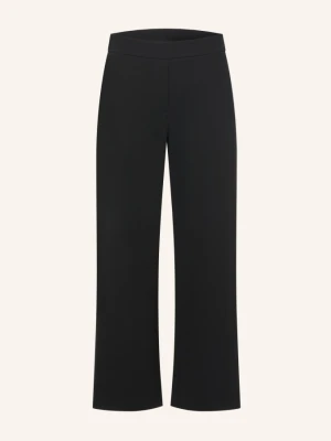 Opus Spodnie Typu Culotte Misha schwarz CZARNY