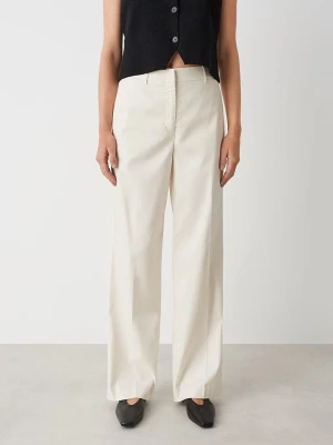OPUS Spodnie w kolorze kremowym rozmiar: 40