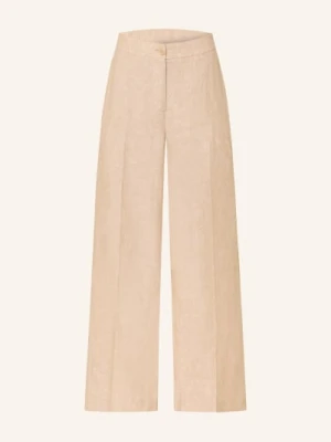 Opus Spodnie Z Lnu Maikito Light beige
