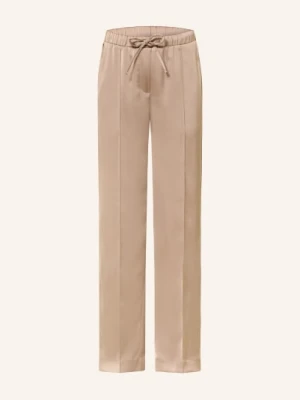 Opus Spodnie Z Marle Melane Cosmic beige