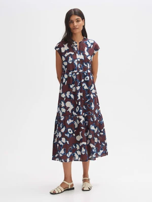 OPUS Sukienka w kolorze bordowo-niebiesko-kremowym rozmiar: 38