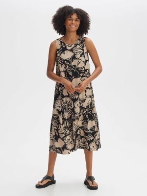 OPUS Sukienka w kolorze czarno-beżowym rozmiar: 34