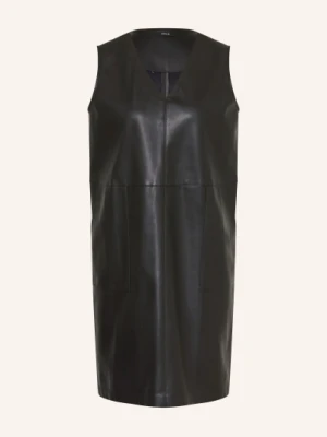 Opus Sukienka Wancy W Stylu Skórzanym schwarz