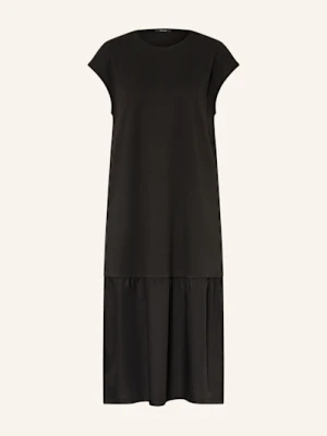 Opus Sukienka Welin Z Mieszanki Materiałów schwarz