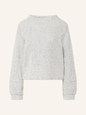 Opus Sweter Glimsa Z Odpinanym Kołnierzem weiss