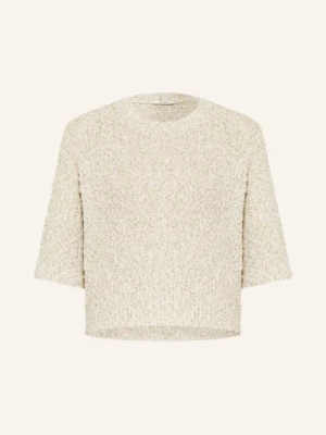 Opus Sweter Pamos Z Rękawami 3/4 gruen