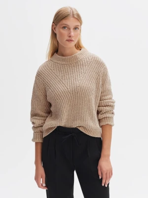 OPUS Sweter "Pektuno" w kolorze beżowym rozmiar: 40
