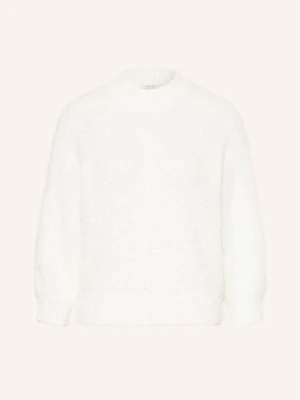 Opus Sweter Punew Z Rękawami 3/4 weiss