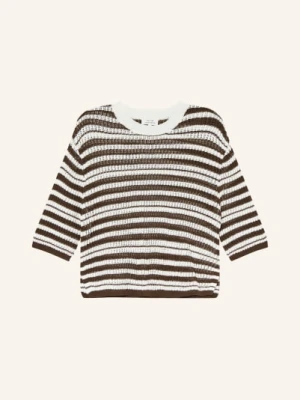 Opus Sweter Punny Z Rękawami 3/4 braun