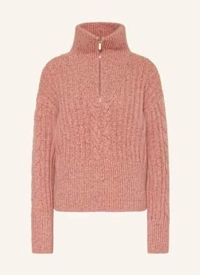 Opus Sweter Typu Troyer Popfy rosa