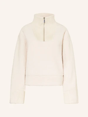 Opus Sweter Typu Troyer Z Pluszowego Materiału Gick beige