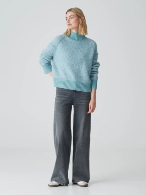OPUS Sweter w kolorze turkusowym rozmiar: 34