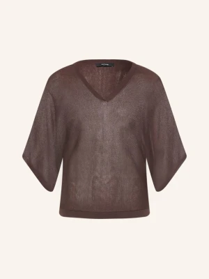 Opus Sweter Z Dzianiny Pench braun CIEMNOBRĄZOWY