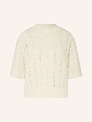 Opus Sweter Z Dzianiny Pudy weiss ECRU