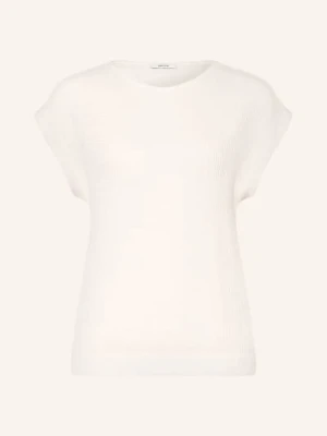 Opus Sweter Z Dzianiny Sofrano weiss