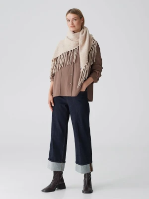 OPUS Szal "Awaro" w kolorze beżowym - 144 x 80 cm rozmiar: onesize