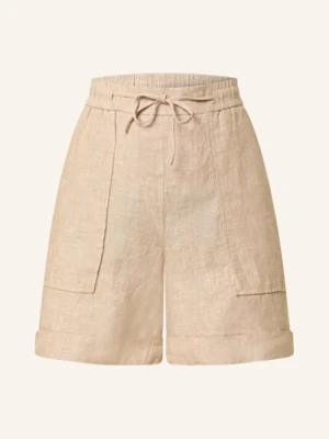 Opus Szorty Z Lnu Melane beige