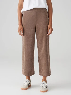 OPUS Sztruksowe kuloty w kolorze jasnobrązowym rozmiar: 44