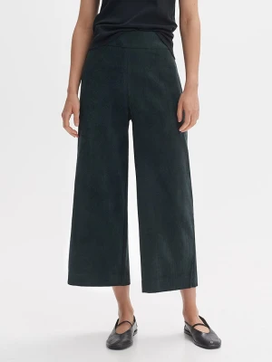 OPUS Sztruksowe kuloty w kolorze zielonym rozmiar: 42