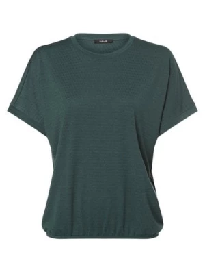 Opus T-shirt damski Kobiety wiskoza zielony wypukły wzór tkaniny,
