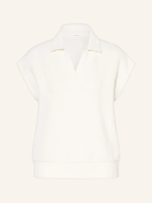 Opus T-Shirt Goste Z Materiału Frottee weiss