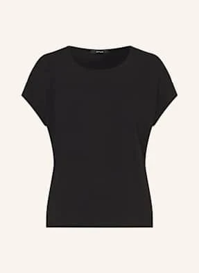 Opus T-Shirt Sesonne Z Mieszanki Materiałów schwarz