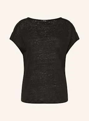 Opus T-Shirt Soguli Z Lnu schwarz
