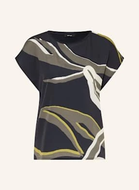 Opus T-Shirt Sopika Z Mieszanki Materiałów blau