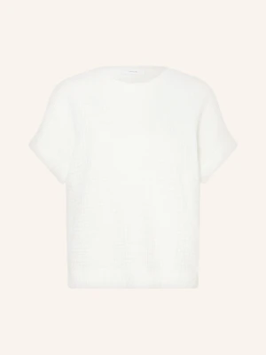 Opus T-Shirt Sunnsa Z Mieszanki Materiałów weiss