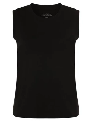 Opus Top damski - Ilayda Kobiety Bawełna czarny jednolity,