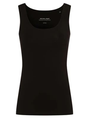 Opus Top damski Kobiety Bawełna czarny jednolity,