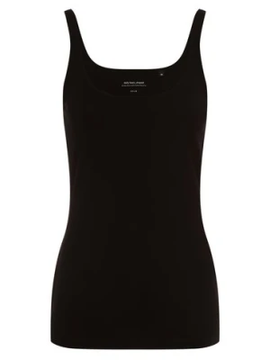 Opus Top damski Kobiety Bawełna czarny jednolity,