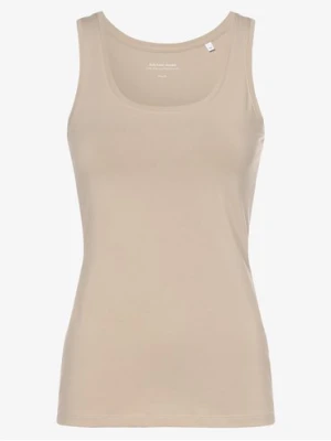 Opus Top damski Kobiety Dżersej beżowy jednolity,