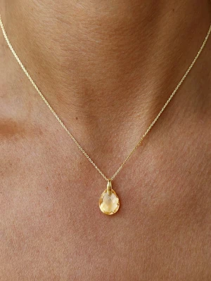 OR Carats Złota zawieszka z cytrynem rozmiar: onesize