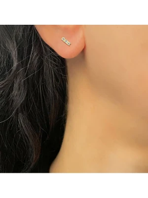 OR Carats Złote kolczyki-wkrętki z diamentami rozmiar: onesize