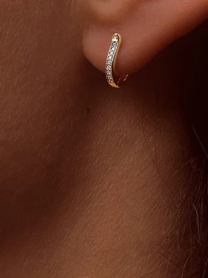 OR Carats Złote kolczyki z diamentami rozmiar: onesize