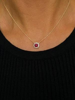 OR Carats Złoty naszyjnik z diamentem rozmiar: onesize