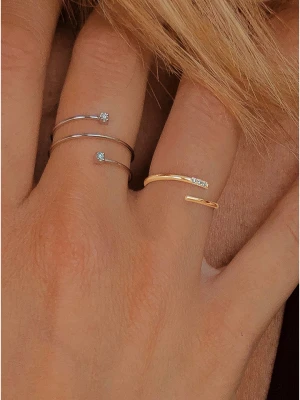 Zdjęcie produktu OR Carats Złoty pierścionek z diamentem rozmiar: 50