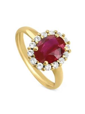 OR Carats Złoty pierścionek z kamieniami szlachetnymi rozmiar: 52