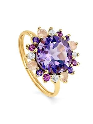 OR Carats Złoty pierścionek z kamieniami szlachetnymi rozmiar: 52