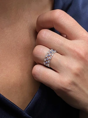 OR Carats Złoty pierścionek z kamieniami szlachetnymi rozmiar: 54