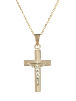 OR ÉCLAT Złota zawieszka "Croix de Jésus" rozmiar: onesize