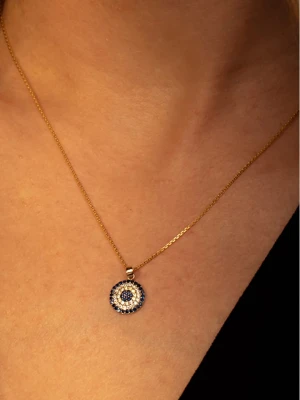 OR ÉCLAT Złota zawieszka z cyrkoniami rozmiar: onesize