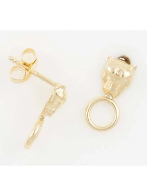 OR ÉCLAT Złote kolczyki-wkrętki "Savage" rozmiar: onesize