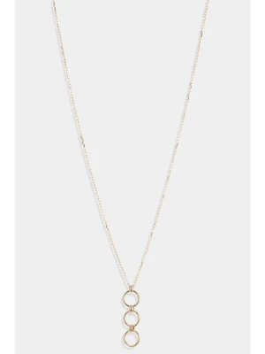 OR ÉCLAT Złoty naszyjnik "Sylvia" z zawieszką - dł. 42 cm rozmiar: onesize