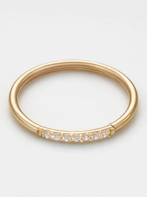 OR ÉCLAT Złoty pierścionek "Amber" z cyrkoniami rozmiar: 52