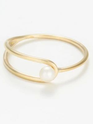OR ÉCLAT Złoty pierścionek "Malee" z perłą rozmiar: 52